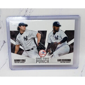 2023 Topps Series 1 - One-Two Punch #12P-8 Luis Severino, Gerrit Cole
